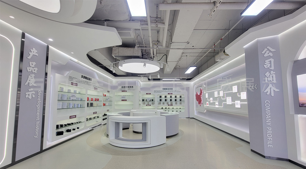 研控自动化科技展厅-产品展示现场图