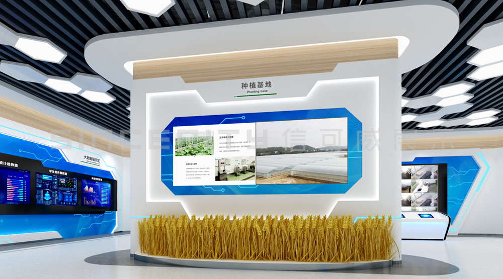唯绿展厅形象墙