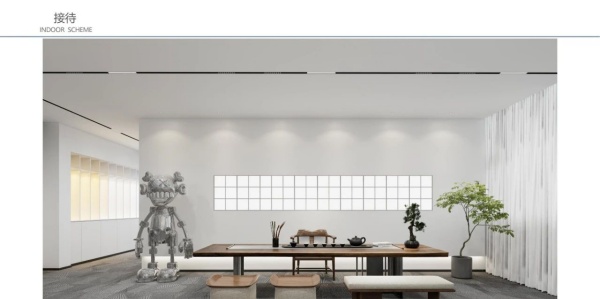 光电科技办公室展厅设计