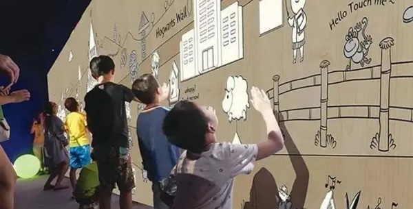 展厅展馆中的油墨导电互动墙设计：让墙上的东西活起来！
