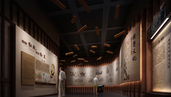 展厅吊挂装饰：空间叙事的空中语言