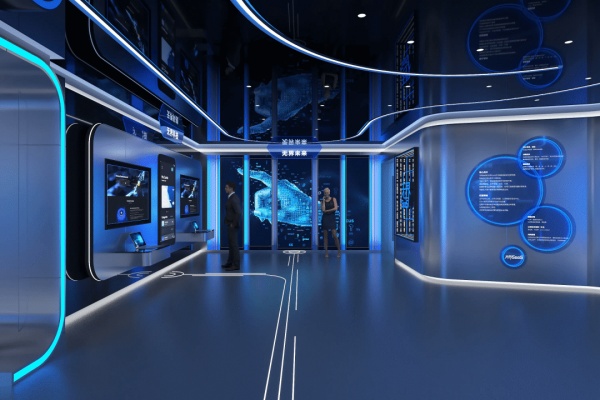 移动互联网科技公司展厅设计