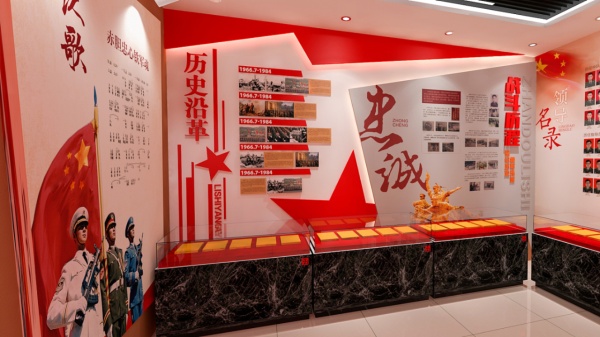 2025建军节展厅设计案例特别献礼