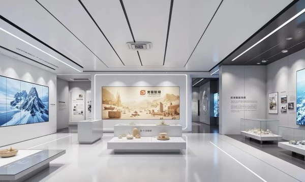 极简科技风展馆设计如何让文化“潮”起来