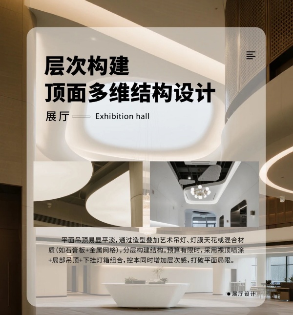 展厅顶面设计从"被遗忘的角落"到空间灵魂的进阶指南