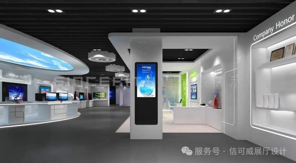 HKC惠科股份展厅设计，560平企业展厅新宠：液晶显示器如何打造惊艳展示？