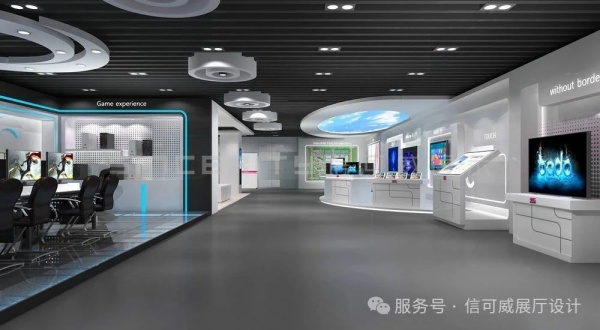 HKC惠科股份展厅设计，560平企业展厅新宠：液晶显示器如何打造惊艳展示？