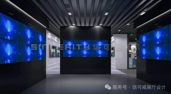 HKC惠科股份展厅设计，560平企业展厅新宠：液晶显示器如何打造惊艳展示？