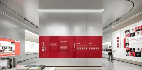 玩转高级感红色展厅文化墙，看这篇就够了！