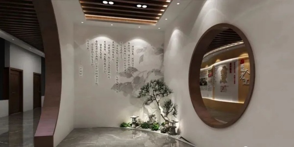 从中国红到中国风，这个党建展厅让人眼前一亮！