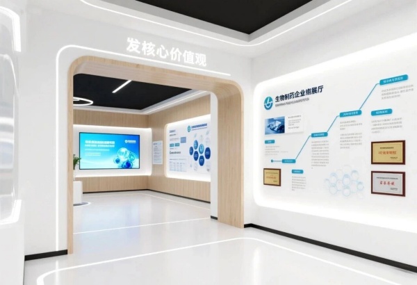 生物制药企业展厅设计打造专业与科技兼具的品牌窗口