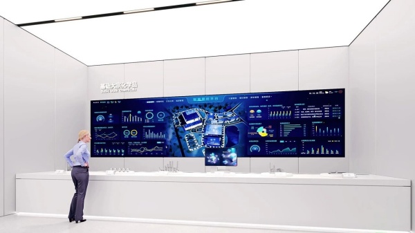 “被设计的脚步”展厅中的节奏与呼吸感