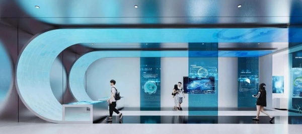 企业科技展厅设计效果图