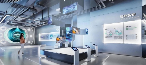 企业科技展厅设计效果图