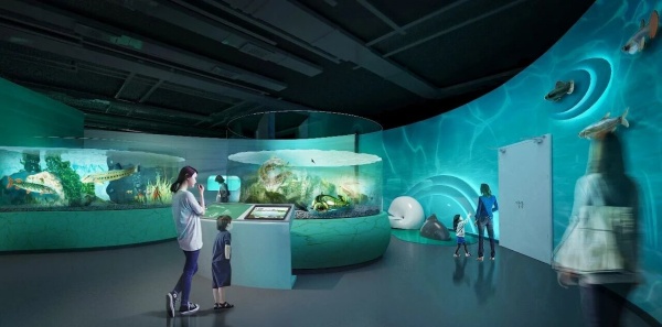 科技主题展厅设计效果图