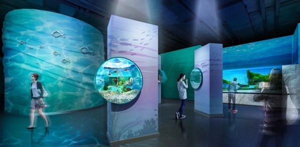 科技主题展厅设计效果图