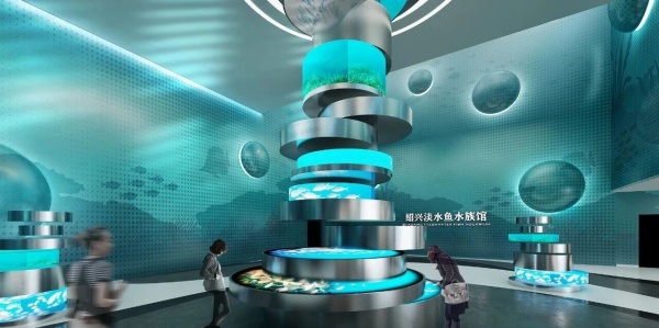 科技主题展厅设计效果图