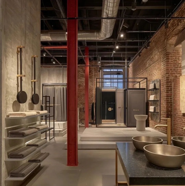 工业风展厅设计的核心要素原始与精致的交响