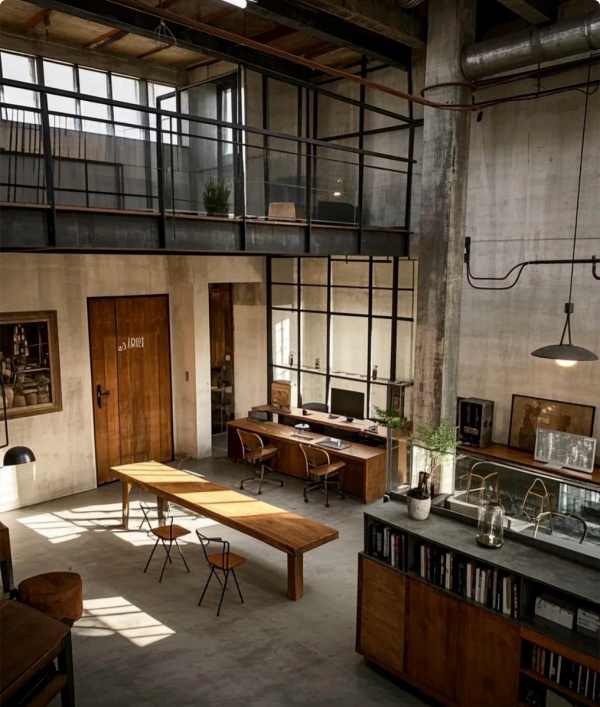 工业风展厅设计的核心要素原始与精致的交响