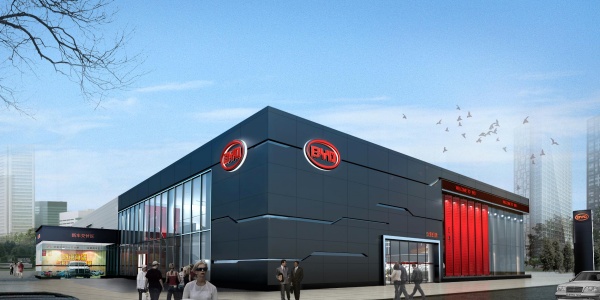 比亚迪4S展厅设计国潮风+精致享受比亚迪超级4S展厅体验堪比豪华品牌！