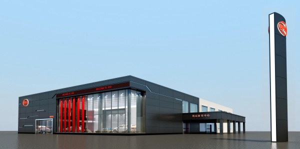 比亚迪4S展厅设计国潮风+精致享受比亚迪超级4S展厅体验堪比豪华品牌！