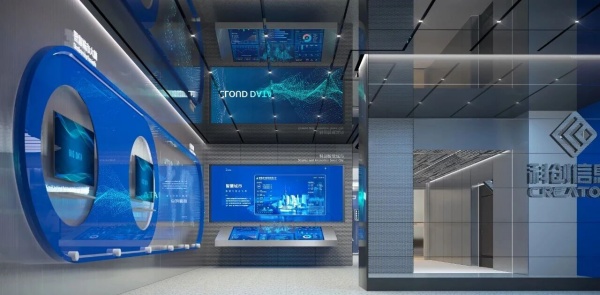 800平科技展厅装修设计案例