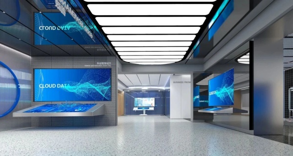 800平科技展厅装修设计案例