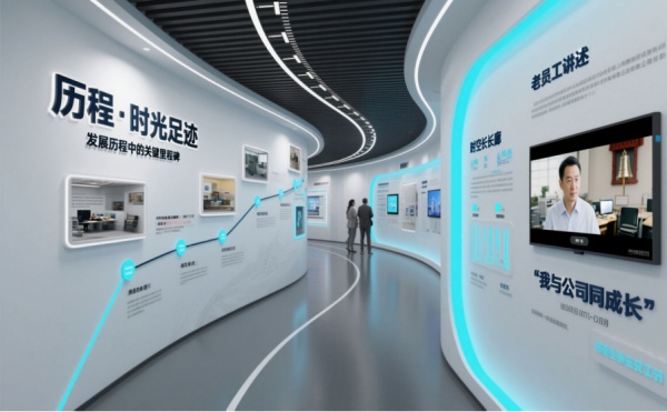 大型互联网公司文化展厅如何用设计讲述明天故事？