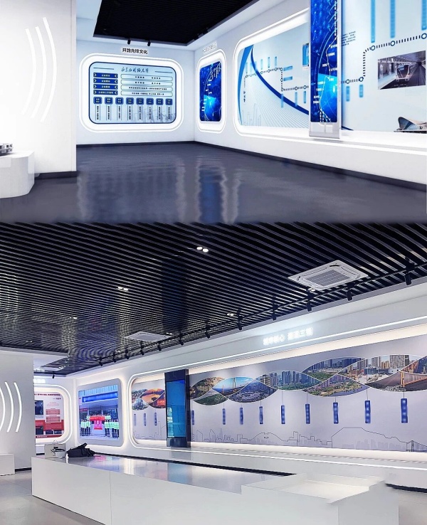 企业展厅故事讲不透？试试滑轨屏，时间轴上的品牌故事会自己说话