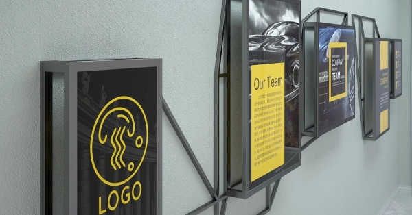 摆脱千人一面的走廊文化墙设计