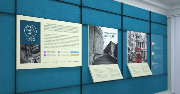 摆脱千人一面的走廊文化墙设计