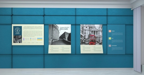 摆脱千人一面的走廊文化墙设计