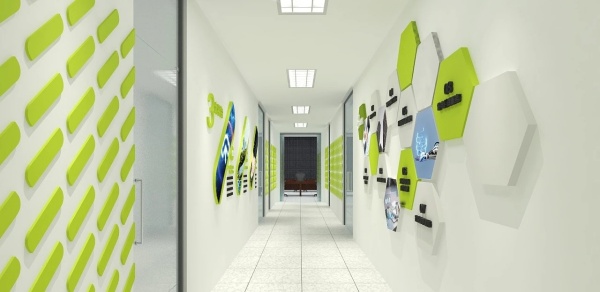 摆脱千人一面的走廊文化墙设计