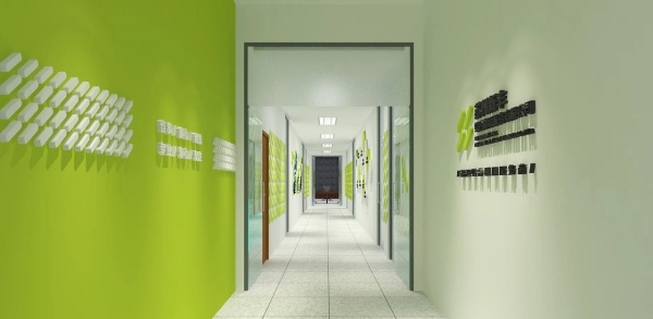 摆脱千人一面的走廊文化墙设计