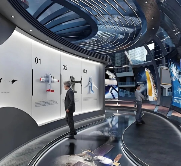 飞行器展示场景设计