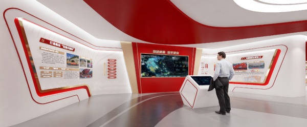 党建展厅红色基因的沉浸式传承