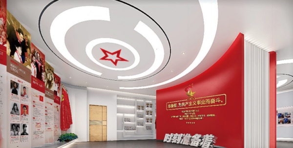 党建展厅红色基因的沉浸式传承