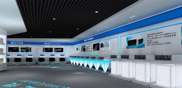 宝德集团展厅设计让产品“活”起来互联网科技企业营销体验中心！