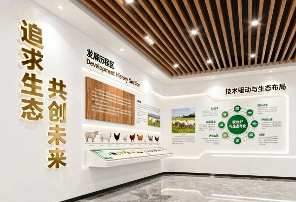 沉浸式农牧生态展厅设计让科技与自然共生