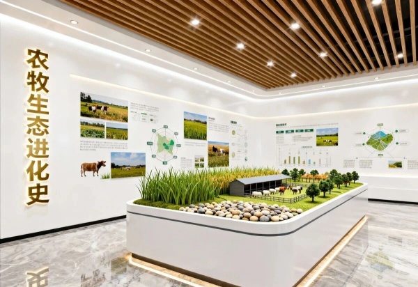 沉浸式农牧生态展厅设计让科技与自然共生
