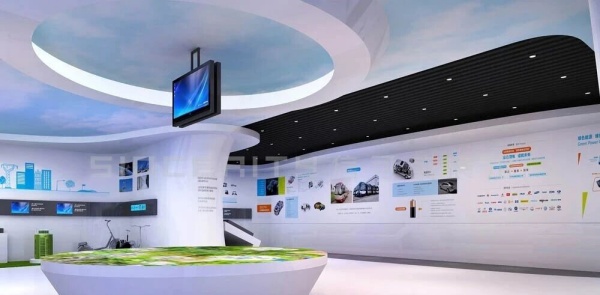 深圳比克展厅设计科技+绿色+低碳聚力打造新能源电池特色企业展厅！