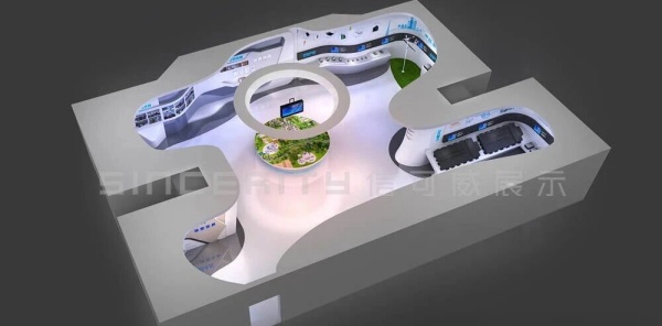 深圳比克展厅设计科技+绿色+低碳聚力打造新能源电池特色企业展厅！