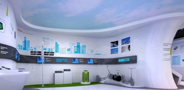 深圳比克展厅设计科技+绿色+低碳聚力打造新能源电池特色企业展厅！