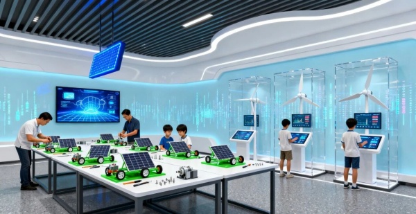 新能源企业展厅设计怎么做才能彰显绿色未来愿景？