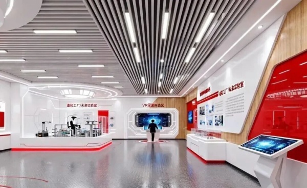 打造党建文化展厅！这家企业的500㎡展厅，科技感与红色底蕴拉满