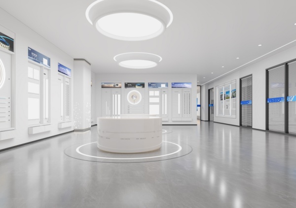 当办公室展厅科技感与质感完成一场双向奔赴