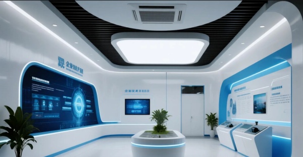 走进科技企业文化墙设计案例，解锁沉浸式科技魅力体验