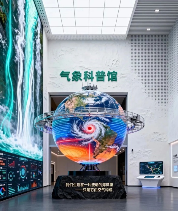 气象科普馆设计天空的翻译官