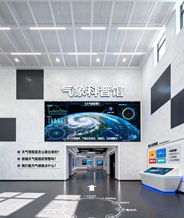 气象科普馆设计天空的翻译官