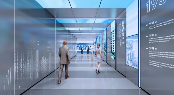 建设银行展厅设计